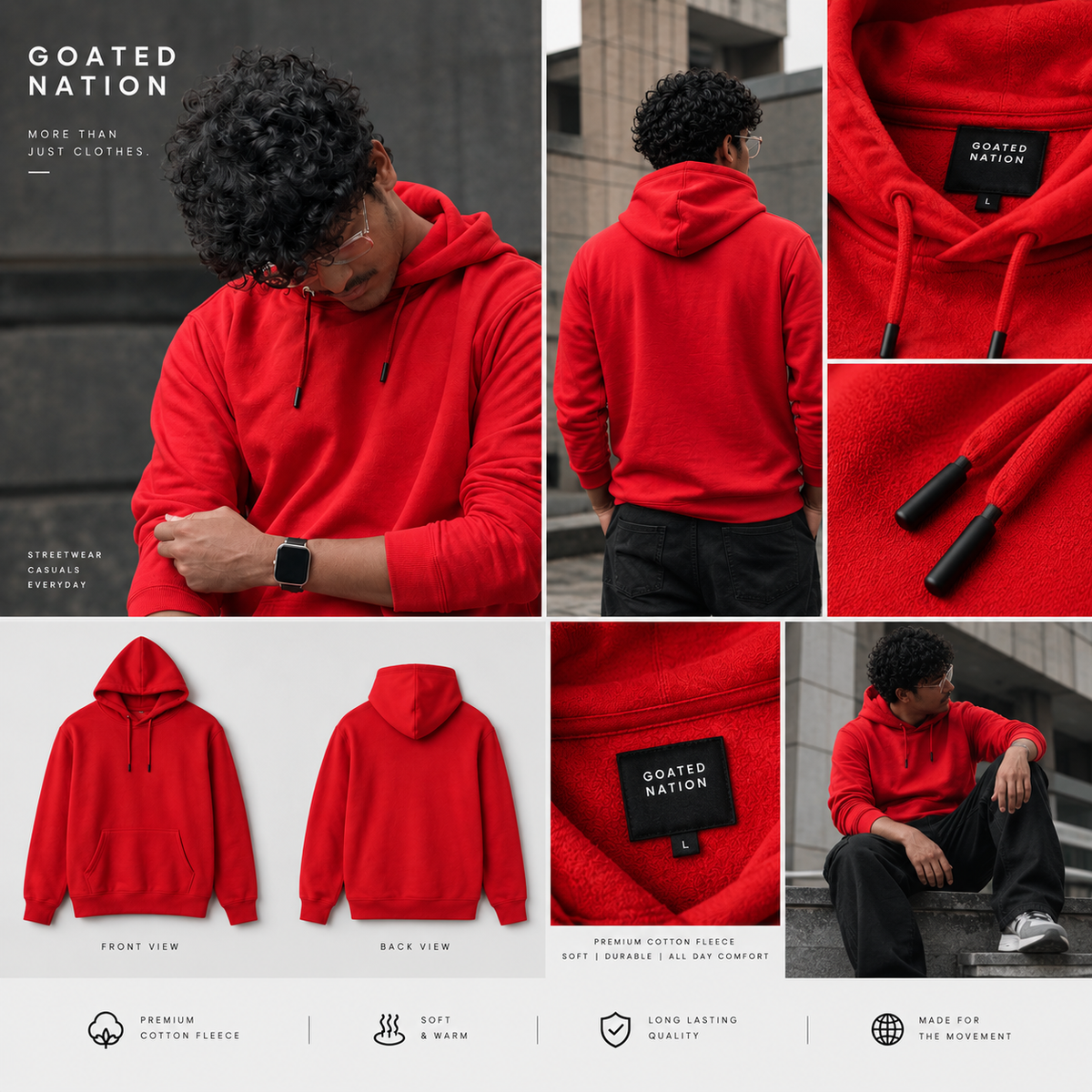 GOATED NATION™ — Premium Classic Hoodie
